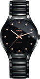 Rado True Round Automatic Men Watches in Round case & Black Dial R27056732