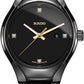 Rado True Round Quartz Women Watches in Round case & Black Dial R27059712