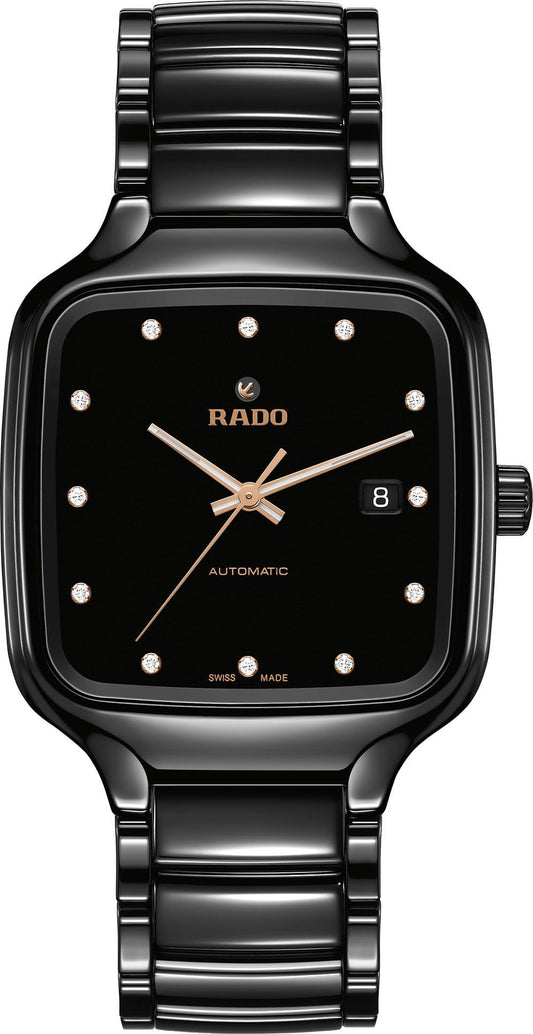 Rado True Square Automatic Men Watches in Square case & Black Dial R27078702