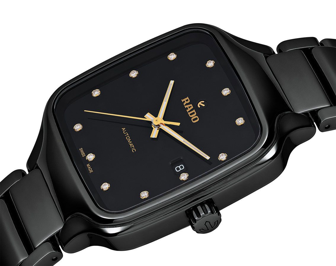 Rado True Square Automatic Men Watches in Square case & Black Dial R27078702
