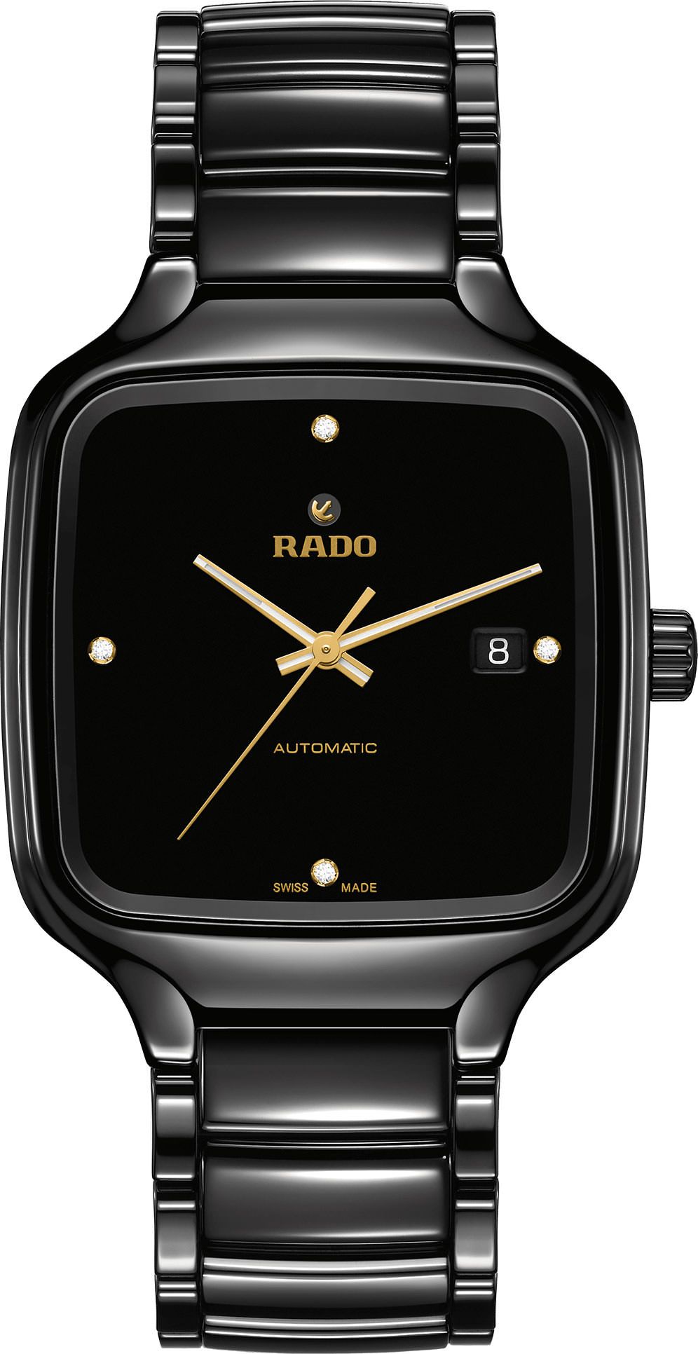 Rado True Square Automatic Men Watches in Square case & Black Dial R27078722