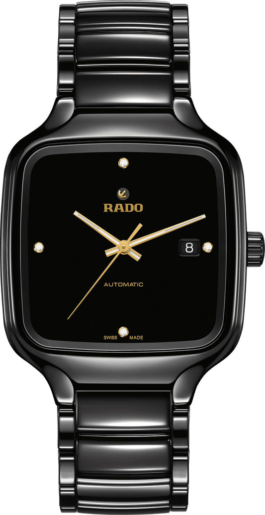 Rado True Square Automatic Men Watches in Square case & Black Dial R27078722