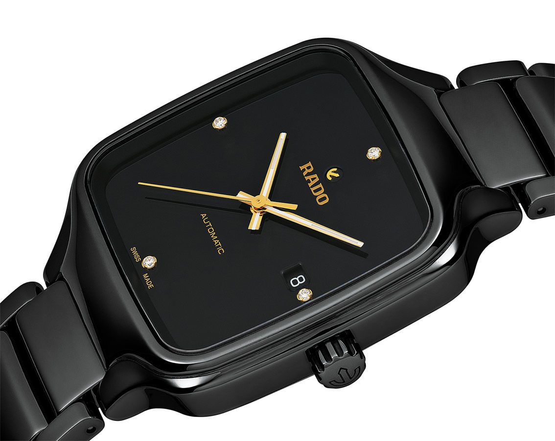Rado True Square Automatic Men Watches in Square case & Black Dial R27078722