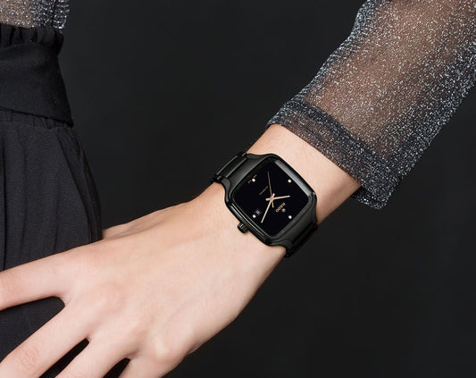 Rado True Square Automatic Men Watches in Square case & Black Dial R27078722