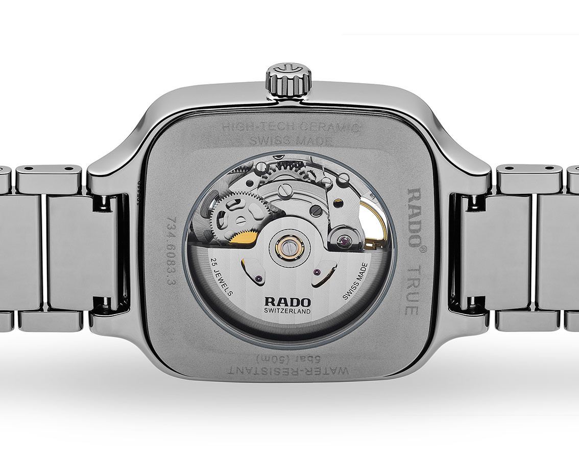 Rado True Square Automatic Men Watches in Square case & Skeleton Dial R27083202