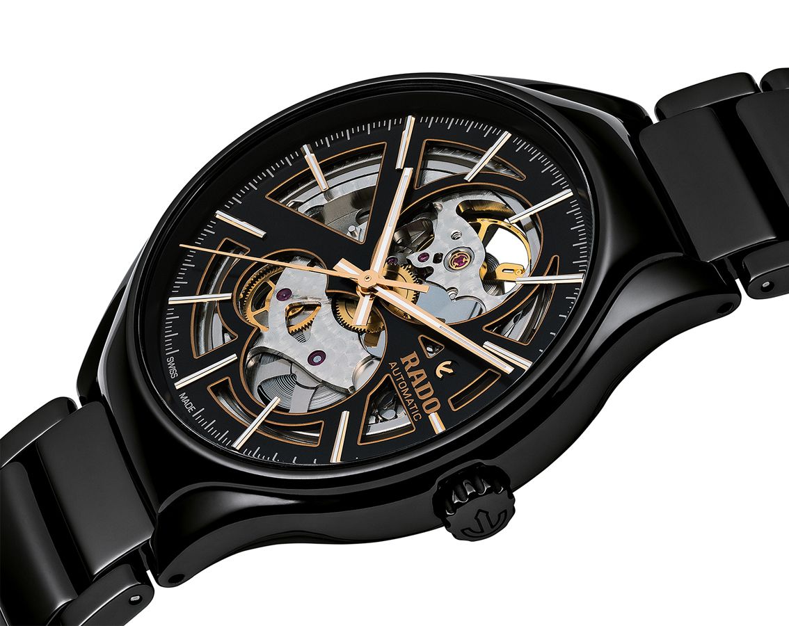 Rado True Round Automatic Men Watches in Round case & Skeleton Dial R27100162