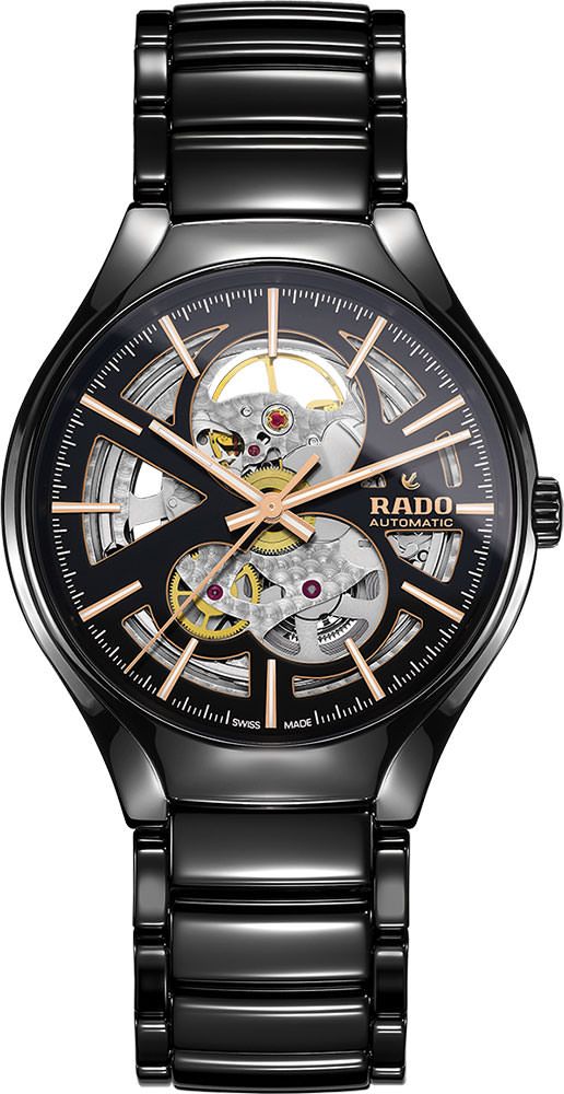 Rado True Round Automatic Men Watches in Round case & Skeleton Dial R27100162