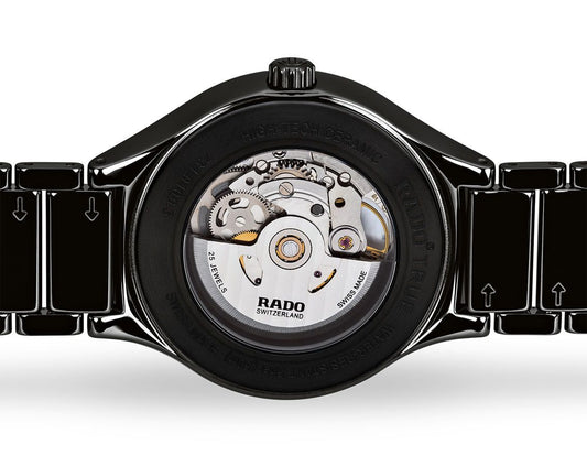 Rado True Round Automatic Unisex Watches in Round case & Black Dial R27107732