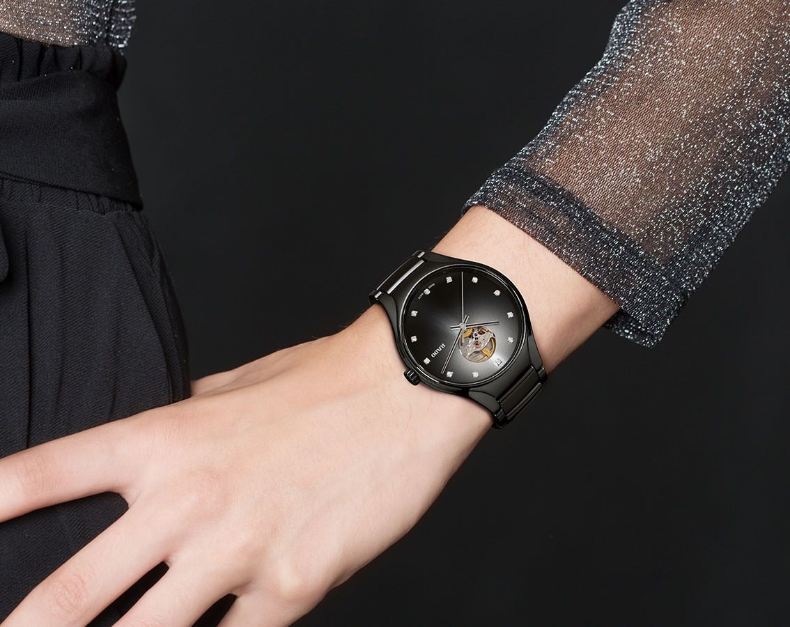 Rado True Round Automatic Unisex Watches in Round case & Black Dial R27107732
