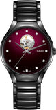 Rado True Round Automatic Unisex Watches in Round case & Red Dial R27107742