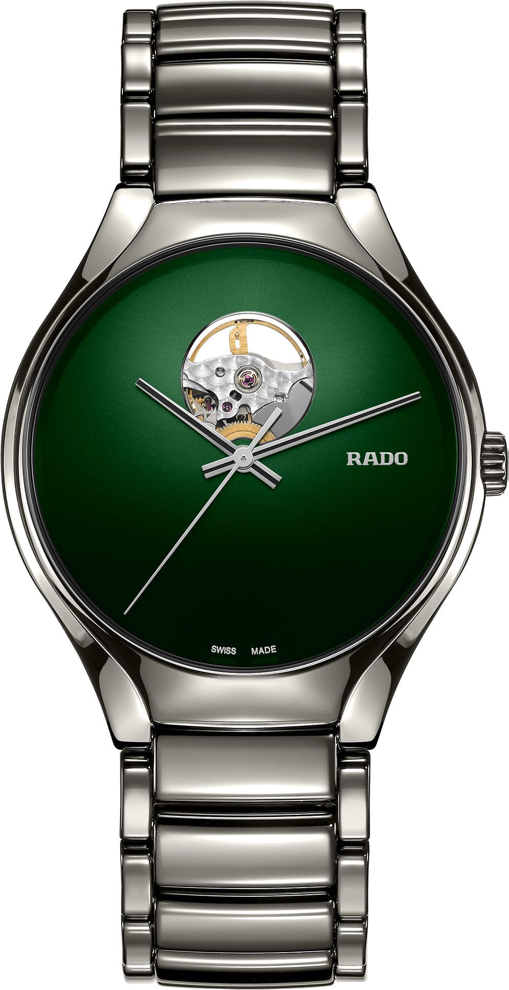 Rado True Round Automatic Unisex Watches in Round case & Green Dial R27108312