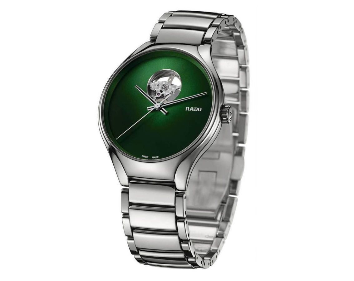Rado True Round Automatic Unisex Watches in Round case & Green Dial R27108312