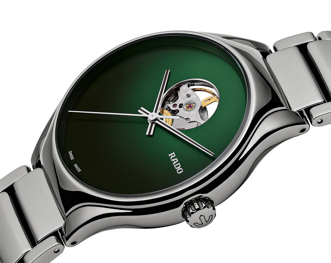 Rado True Round Automatic Unisex Watches in Round case & Green Dial R27108312