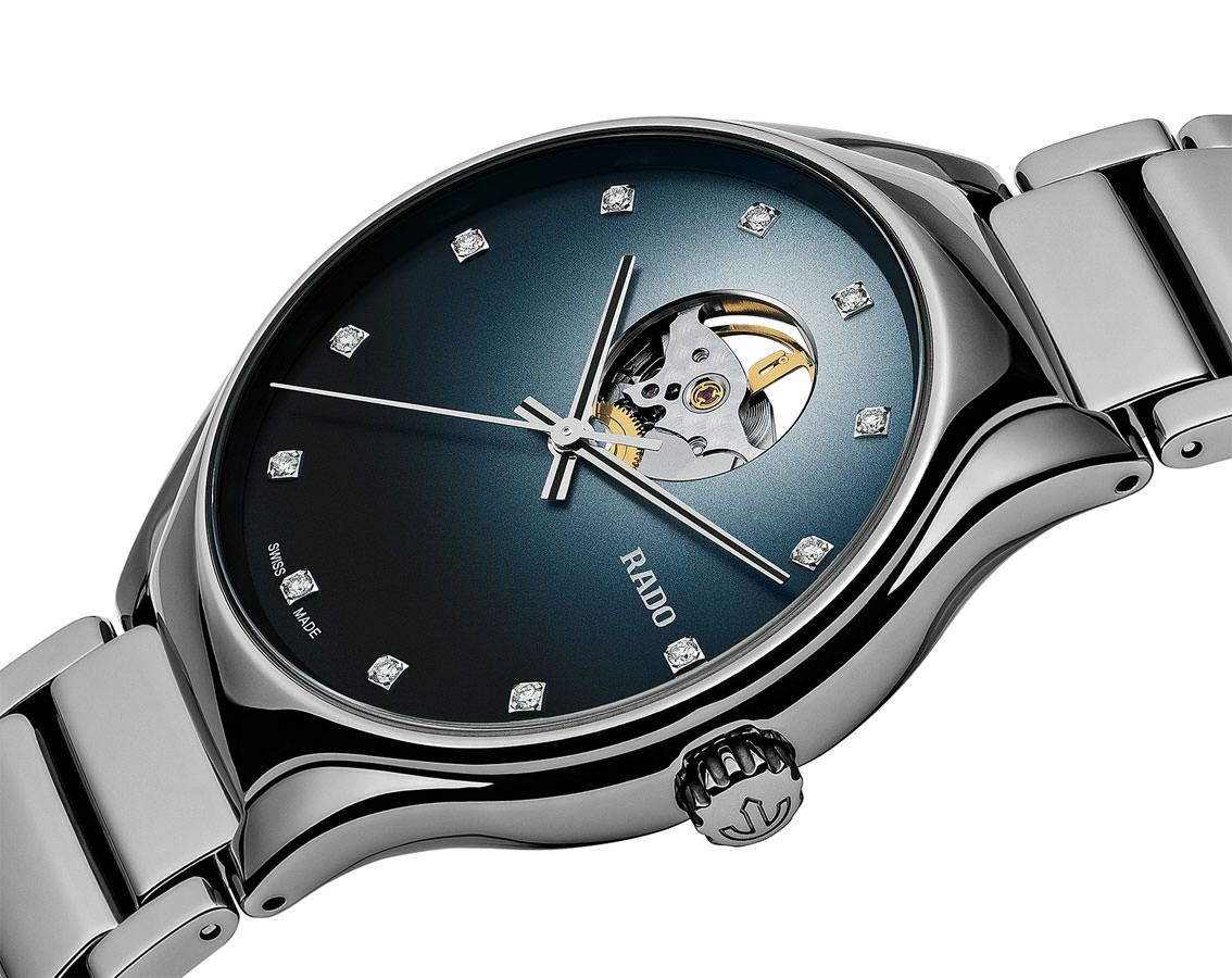 Rado True Round Automatic Unisex Watches in Round case & Blue Dial R27108732