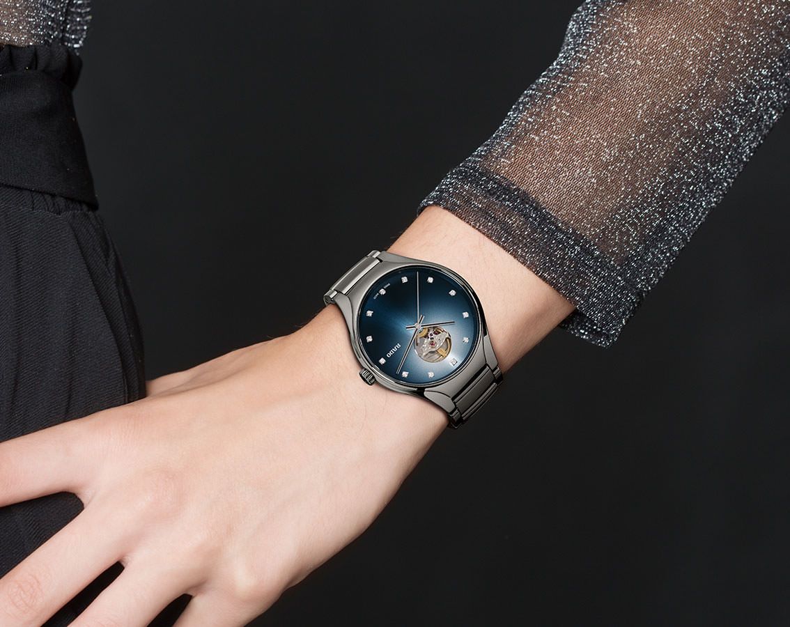 Rado True Round Automatic Unisex Watches in Round case & Blue Dial R27108732