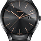 Rado True Round Quartz Men Watches in Round case & Black Dial R27238162