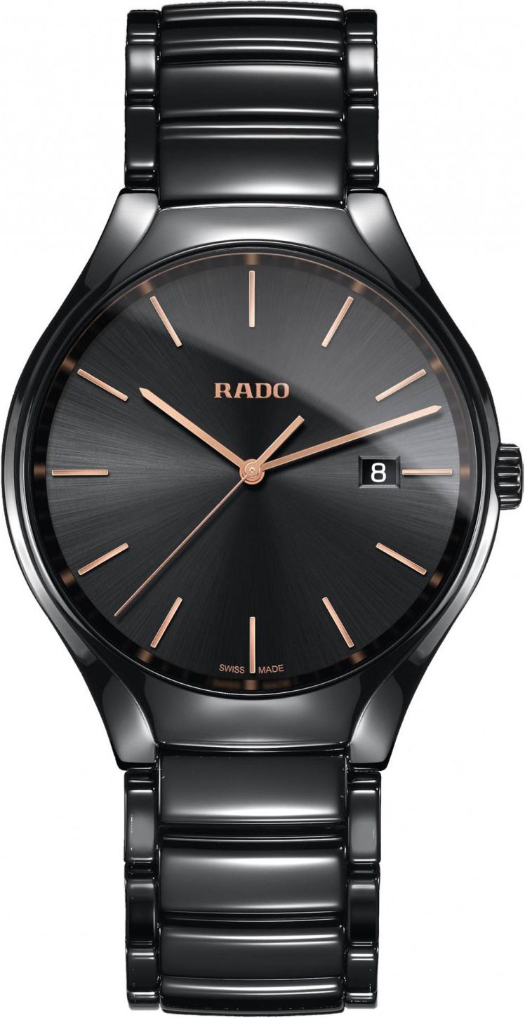 Rado True Round Quartz Men Watches in Round case & Black Dial R27238162