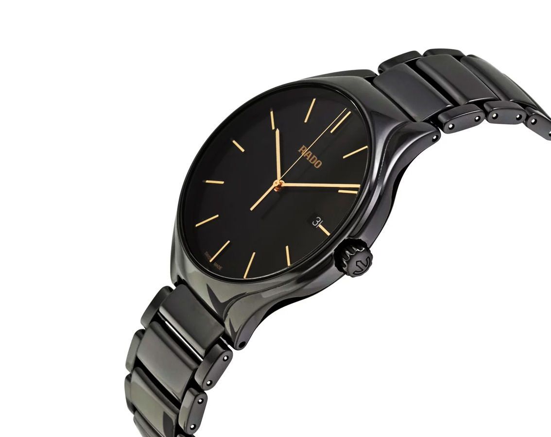 Rado True Round Quartz Men Watches in Round case & Black Dial R27238162