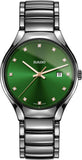 Rado True Round Quartz Unisex Watches in Round case & Green Dial R27239742