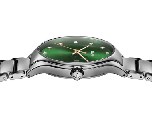 Rado True Round Quartz Unisex Watches in Round case & Green Dial R27239742