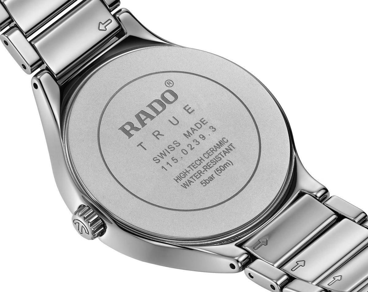 Rado True Round Quartz Unisex Watches in Round case & Blue Dial R27239752