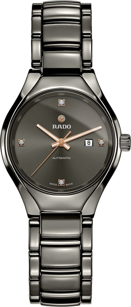 Rado True Round Automatic Women Watches in Round case & Grey Dial R27243712