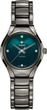 Rado True Round Automatic Women Watches in Round case & Green Dial R27243742