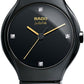 Rado True Round Quartz Women Watches in Round case & Black Dial R27655752