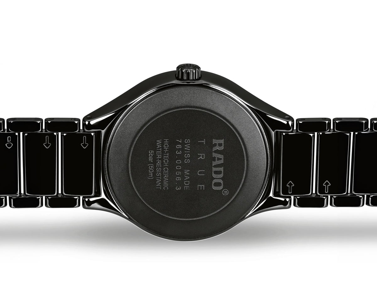 Rado True Round Automatic Men Watches in Round case & Black Dial R27056732
