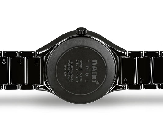 Rado True Round Automatic Men Watches in Round case & Black Dial R27056732