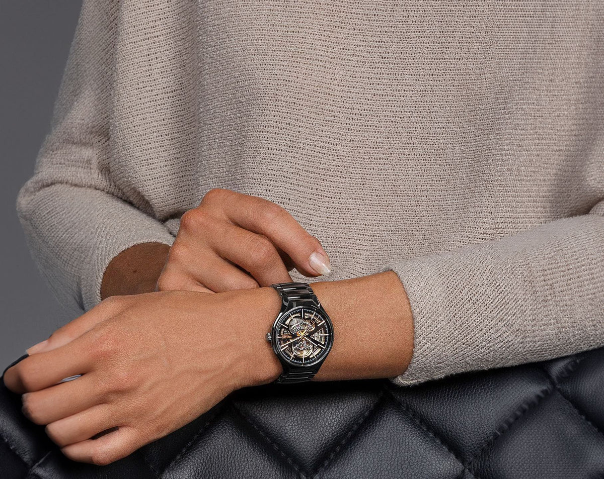 Rado True Round Automatic Men Watches in Round case & Skeleton Dial R27100162