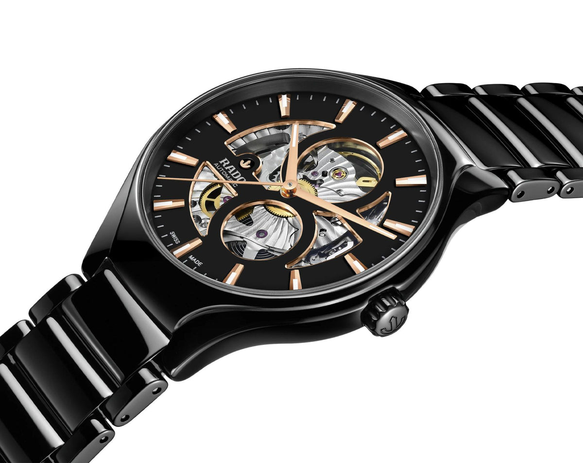 Rado True Round Automatic Unisex Watches in Round case & Black Dial R27107172