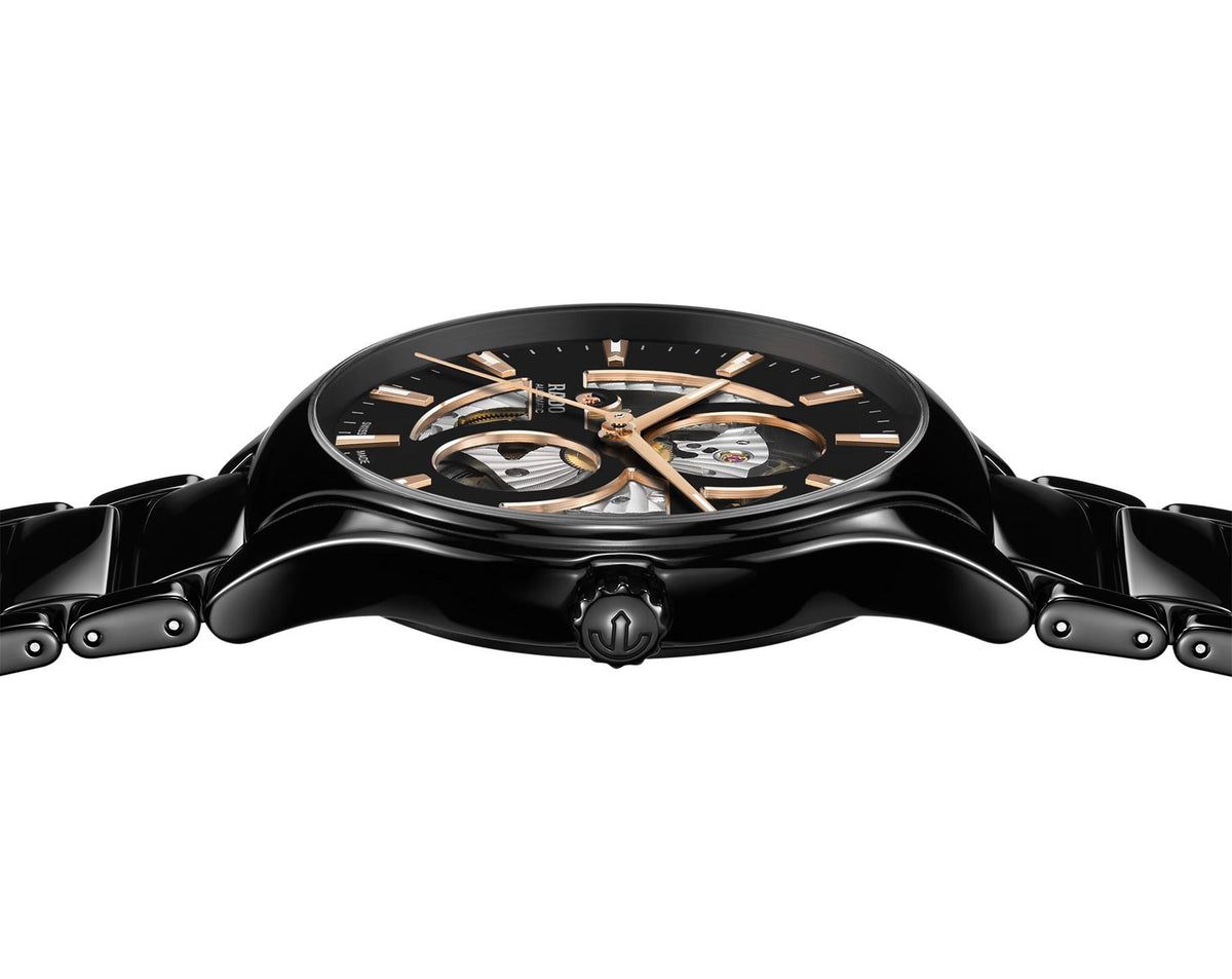 Rado True Round Automatic Unisex Watches in Round case & Black Dial R27107172