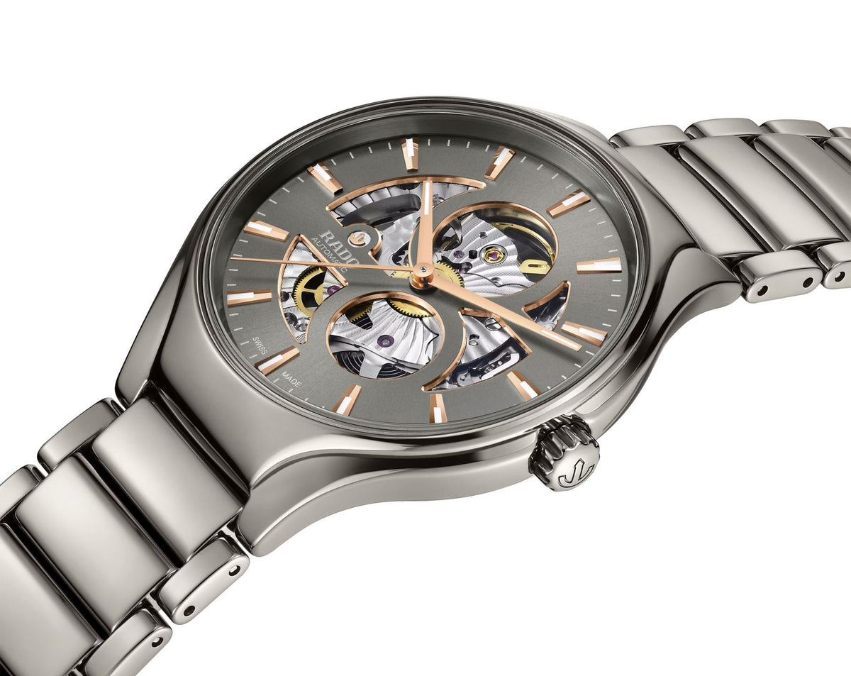 Rado True Round Automatic Unisex Watches in Round case & Grey Dial R27108112