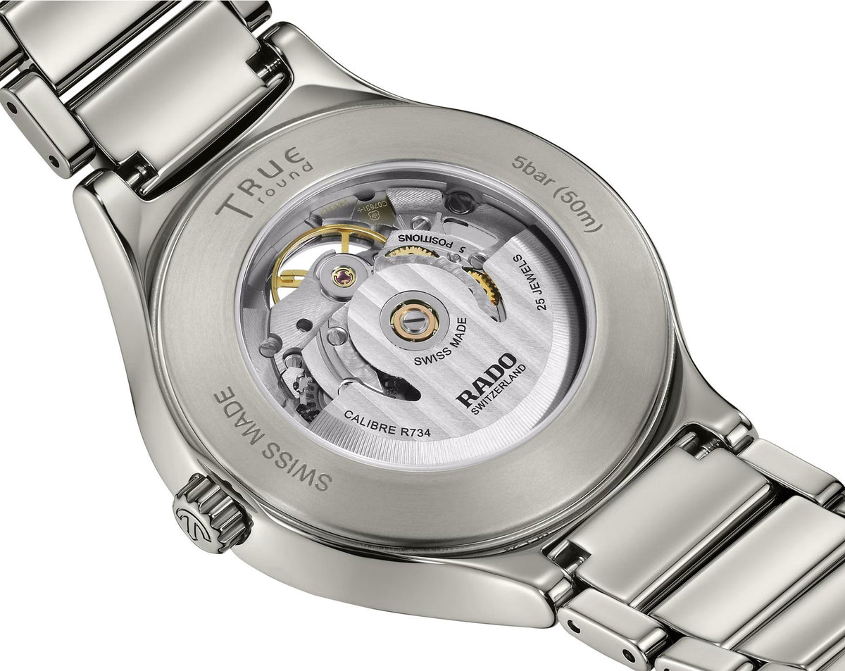 Rado True Round Automatic Unisex Watches in Round case & Grey Dial R27108112