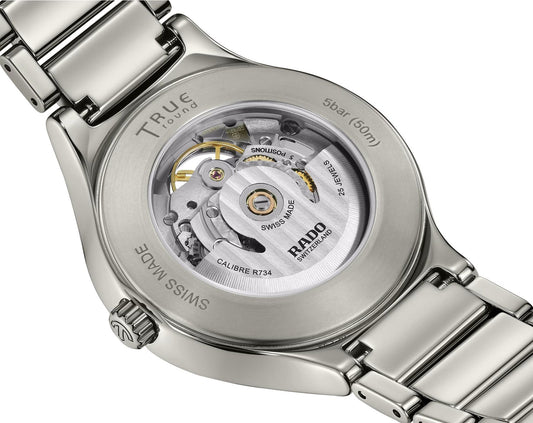 Rado True Round Automatic Unisex Watches in Round case & Grey Dial R27108112
