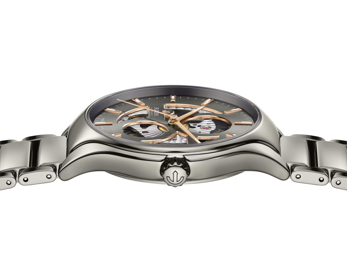 Rado True Round Automatic Unisex Watches in Round case & Grey Dial R27108112