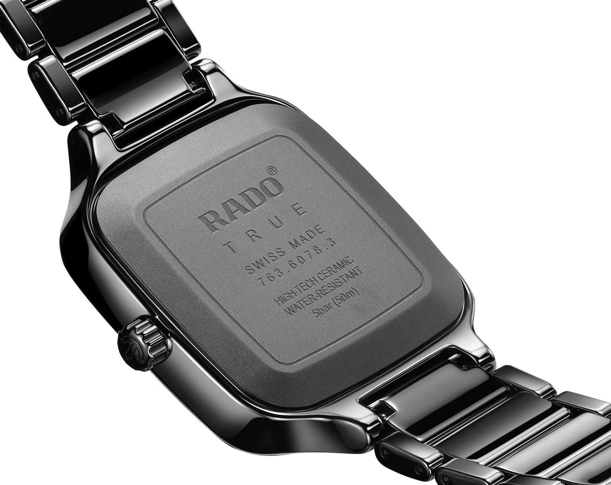 Rado True Square Automatic Unisex Watches in Square case & Black Dial R27078172