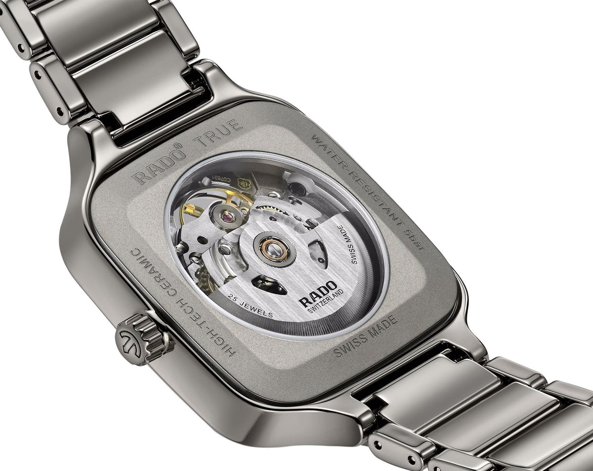 Rado True Square Automatic Unisex Watches in Square case & Skeleton Dial R27083712