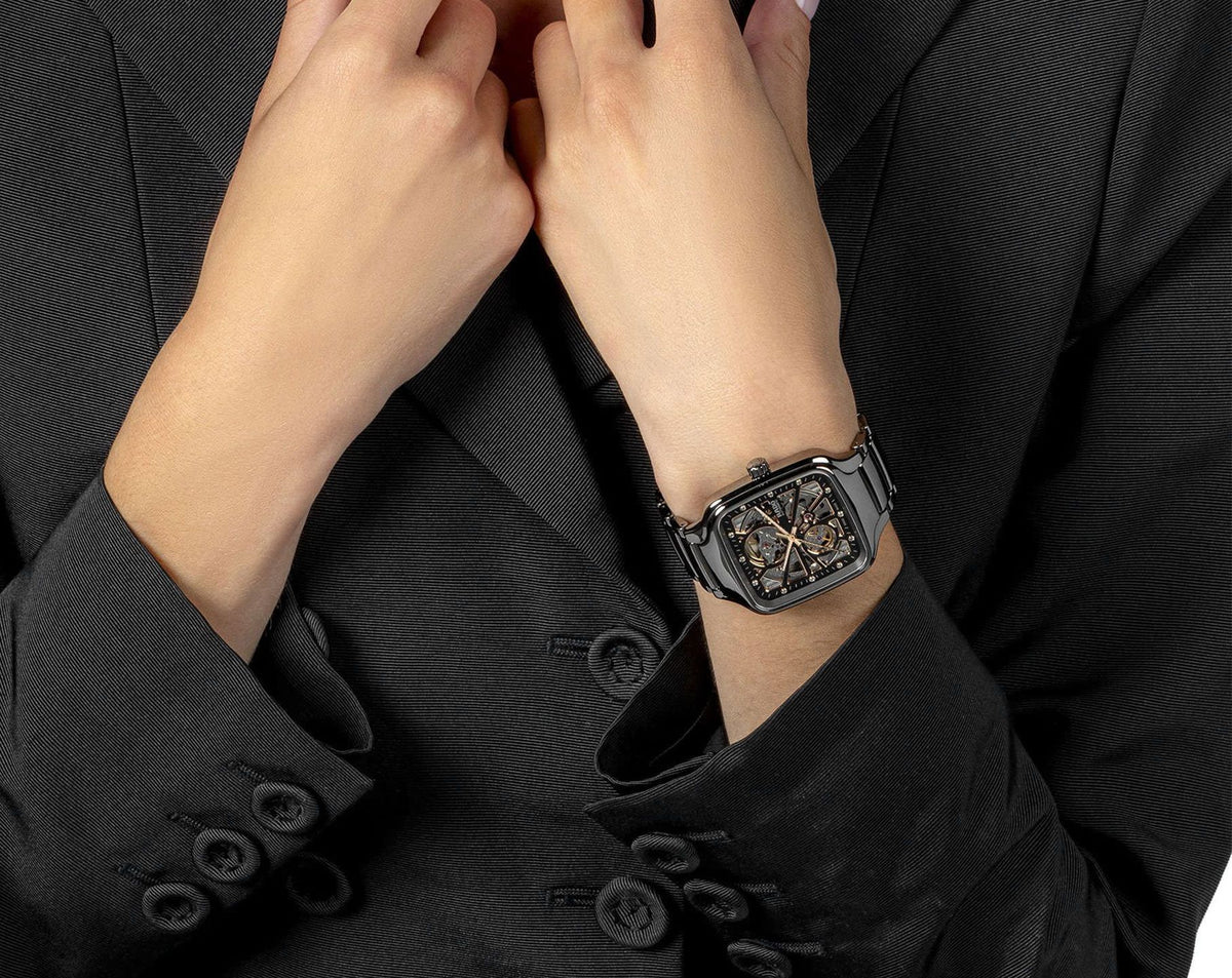 Rado True Square Automatic Unisex Watches in Square case & Skeleton Dial R27083712