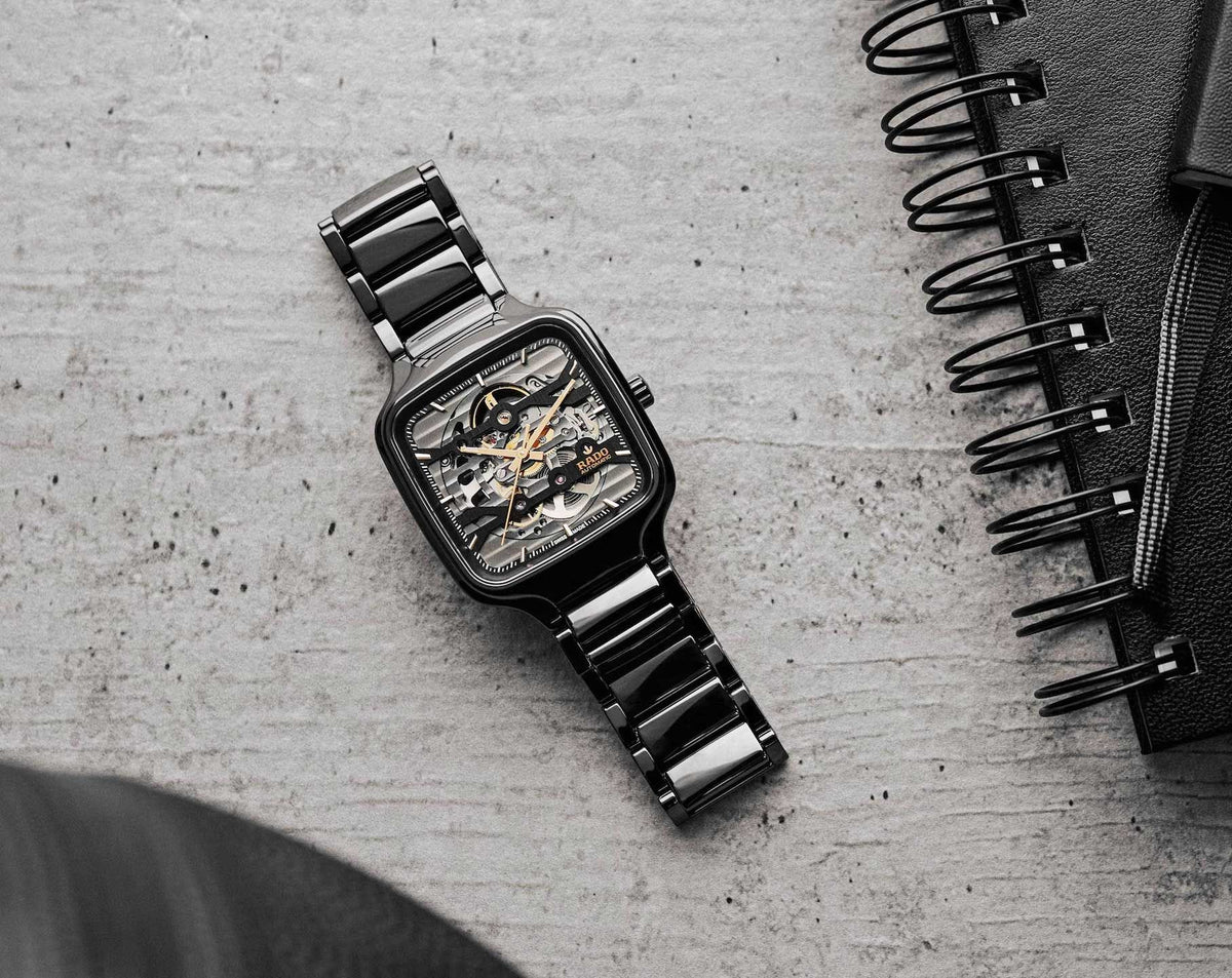 Rado True Square Automatic Unisex Watches in Square case & Skeleton Dial R27124162