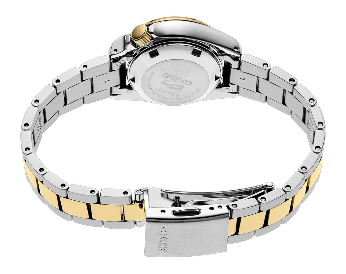 Seiko 5 Sports Automatic Women Watches in Round case & White Dial SRE004K1