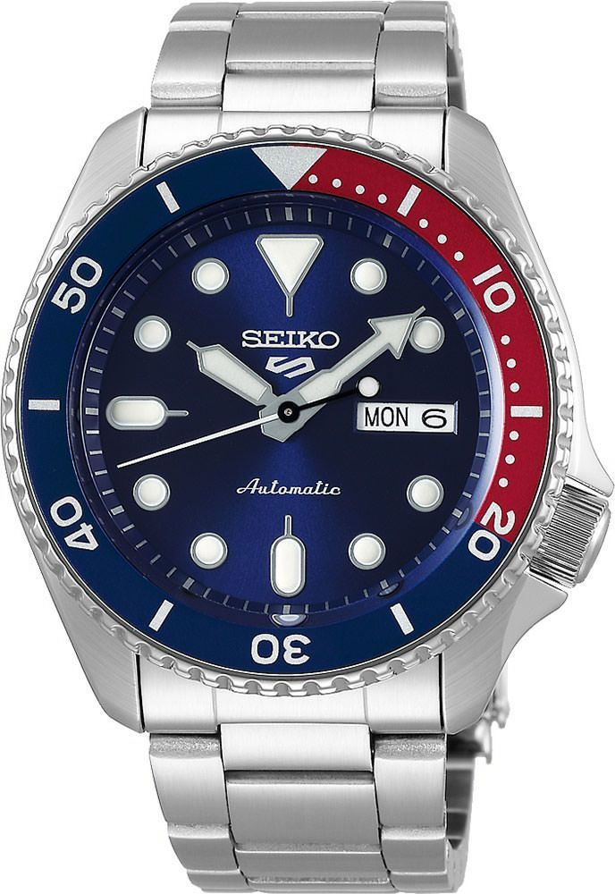 Seiko 5 Sports Automatic Men Watches in Round case & Blue Dial SRPD53K1