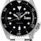 Seiko 5 Sports Automatic Men Watches in Round case & Black Dial SRPD55K1