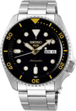 Seiko 5 Sports Automatic Men Watches in Round case & Black Dial SRPD57K1