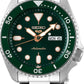Seiko 5 Sports Automatic Men Watches in Round case & Green Dial SRPD63K1