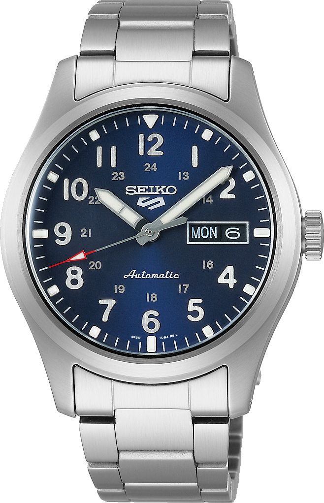 Seiko 5 Sports Automatic Men Watches in Round case & Blue Dial SRPG29K1