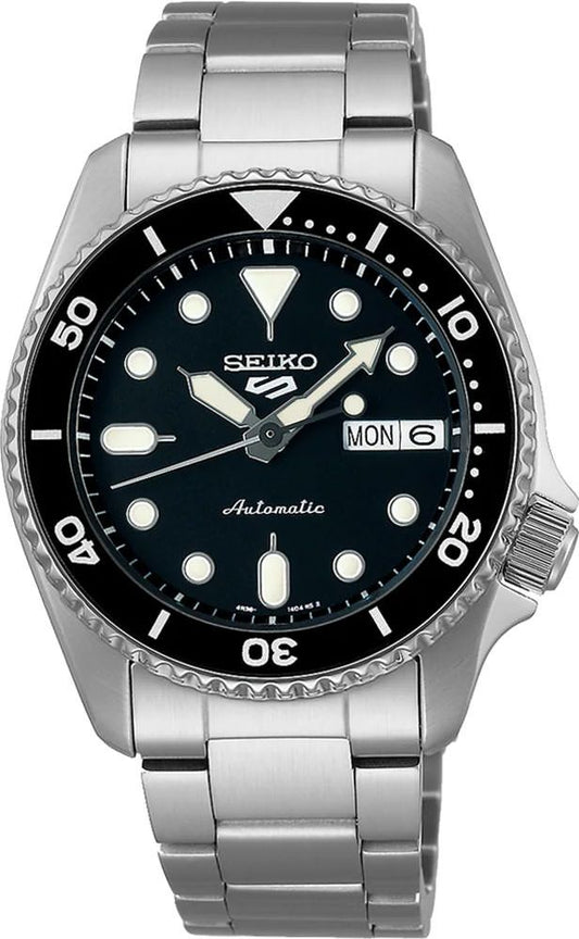 Seiko 5 Sports Automatic Men Watches in Round case & Black Dial SRPK29K1