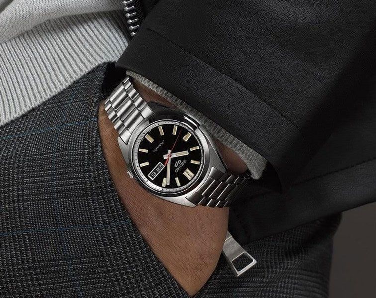 Seiko 5 Sports Automatic Men Watches in Round case & Black Dial SRPK89K1