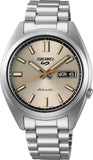 Seiko 5 Sports Automatic Men Watches in Round case & Beige Dial SRPK91K1
